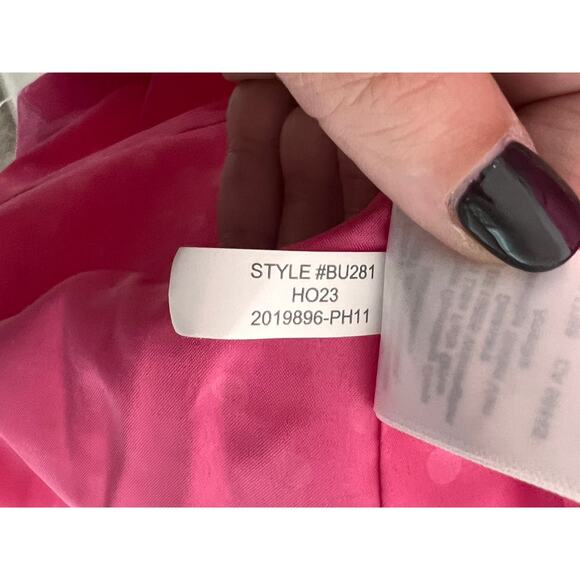 J. Crew Velvet Peak Lapel One-Button Blazer Brilliant Berry BU281 Women Size 16 - Picture 10 of 11